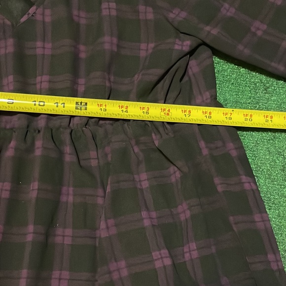 Torrid Black and Purple Midi Dress - Picture 5 of 9